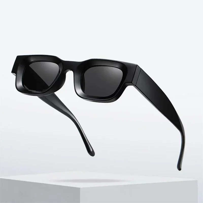 Superior V1 Black Square Sunglasses