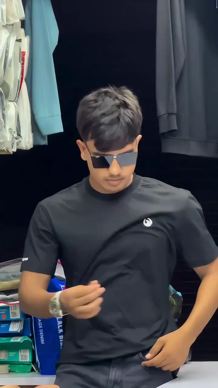 Men’s Short-Sleeved Crew Neck T-Shirt Plus Size